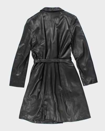 Vintage Danier Long Leather Jacket - S