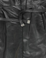 Vintage Danier Long Leather Jacket - S