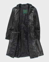 Vintage Danier Long Leather Jacket - S