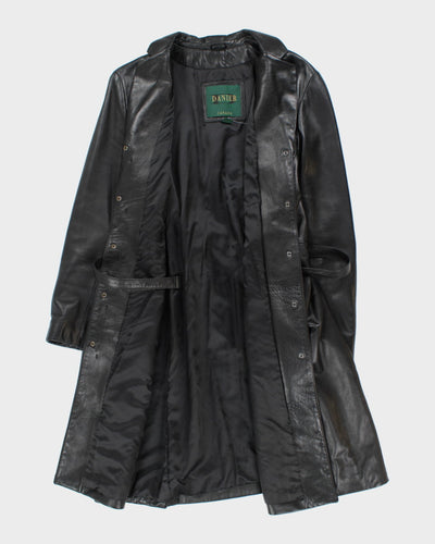Vintage Danier Long Leather Jacket - S