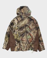 Vintage Heavyweight Moss Oak Lined Hooded Jacket - L