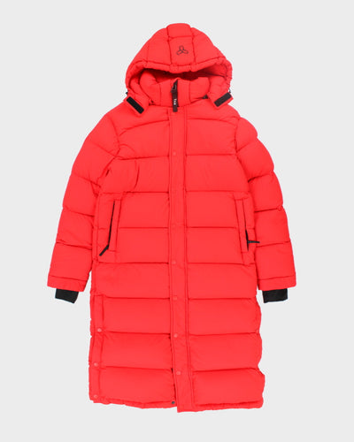 Vintage TNA Super Puff Long Quilted Hooded Jacket - XS