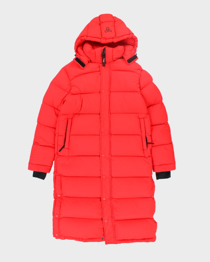 Vintage TNA Super Puff Long Quilted Hooded Jacket - XS