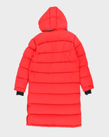 Vintage TNA Super Puff Long Quilted Hooded Jacket - XS