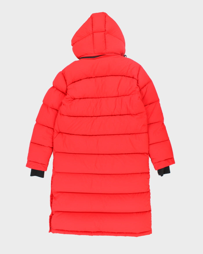 Vintage TNA Super Puff Long Quilted Hooded Jacket - XS