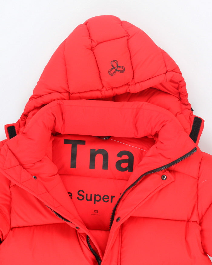Vintage TNA Super Puff Long Quilted Hooded Jacket - XS