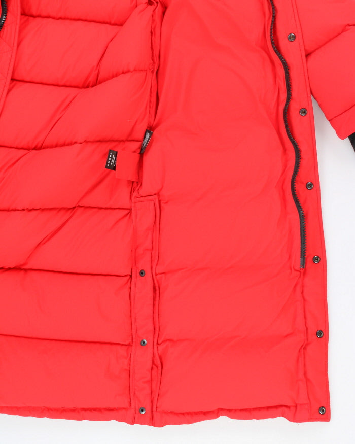Vintage TNA Super Puff Long Quilted Hooded Jacket - XS