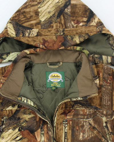 Vintage 2000's Cabelo Heavyweight Lined Multi Pocket Camouflage Jacket - XL