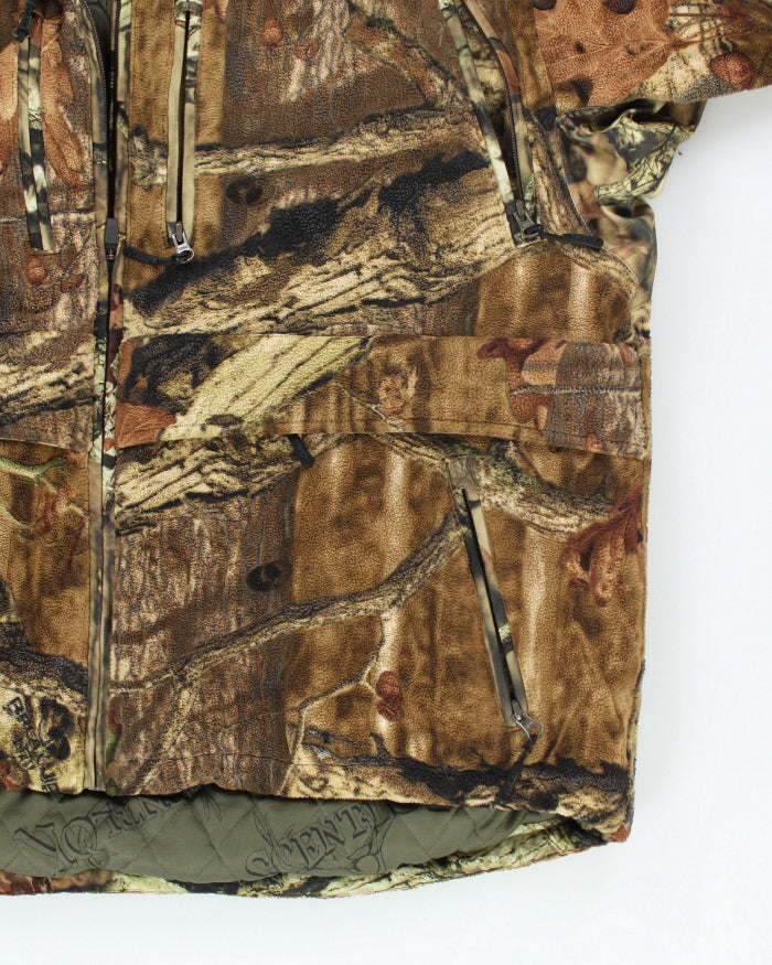 Vintage 2000's Cabelo Heavyweight Lined Multi Pocket Camouflage Jacket - XL