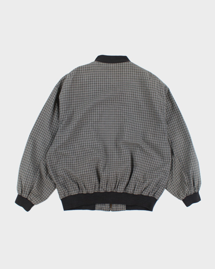 Vintage 90's Balenciaga Oversized Patterned Bomber Jacket - XL