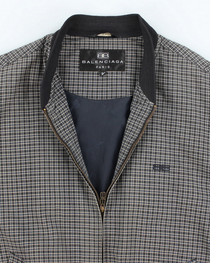 Vintage 90's Balenciaga Oversized Patterned Bomber Jacket - XL