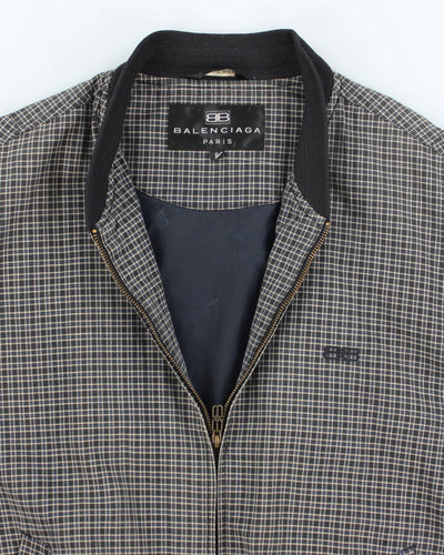 Vintage 90's Balenciaga Oversized Patterned Bomber Jacket - XL