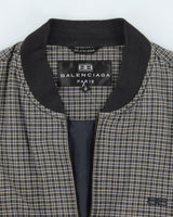 Vintage 90's Balenciaga Oversized Patterned Bomber Jacket - XL