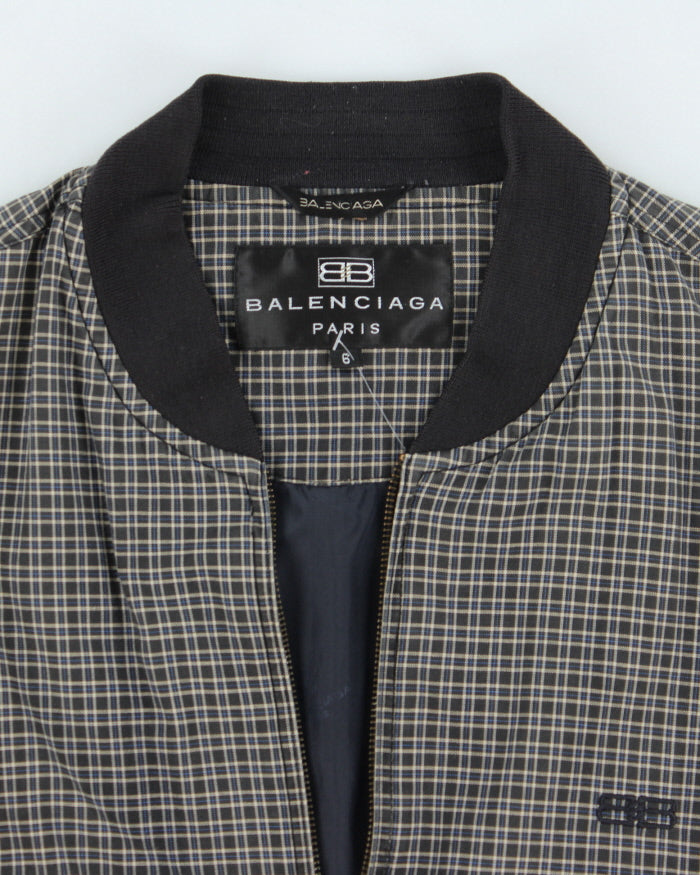 Vintage 90's Balenciaga Oversized Patterned Bomber Jacket - XL
