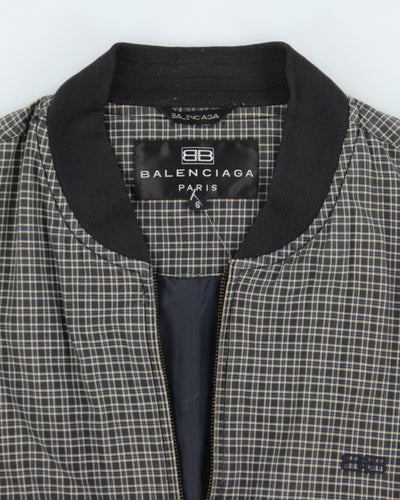 Vintage 90's Balenciaga Oversized Patterned Bomber Jacket - XL