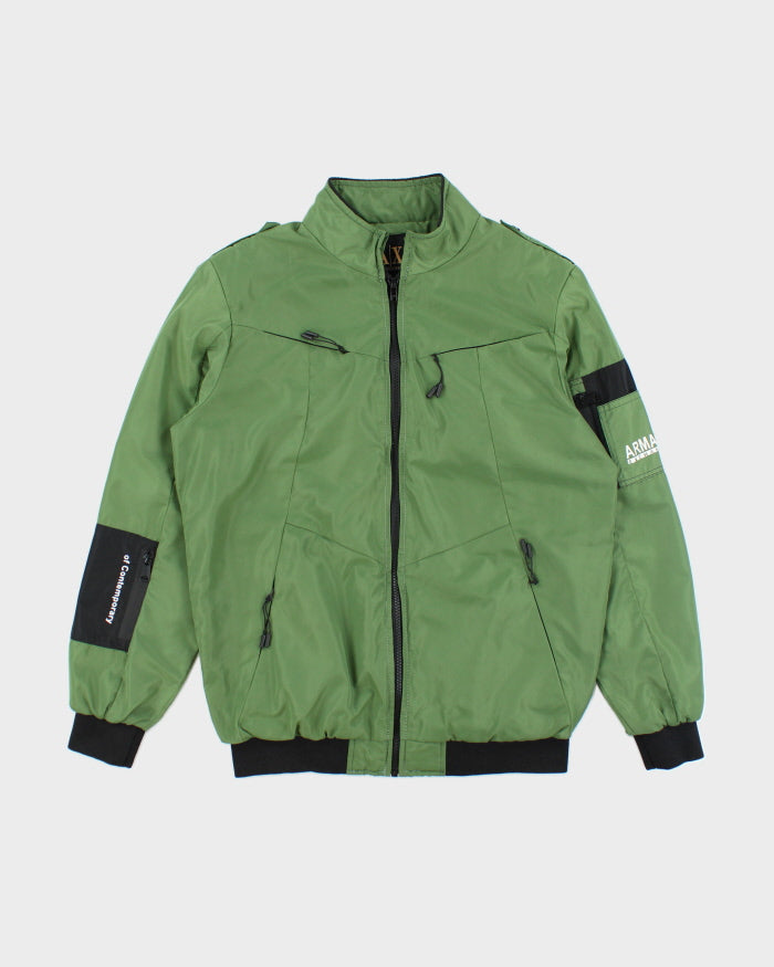 Vintage Y2K Armani Exchange Multi Pocket Zip Up Jacket - L
