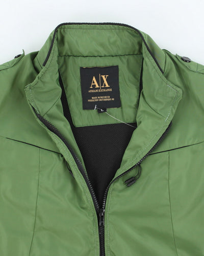 Vintage Y2K Armani Exchange Multi Pocket Zip Up Jacket - L