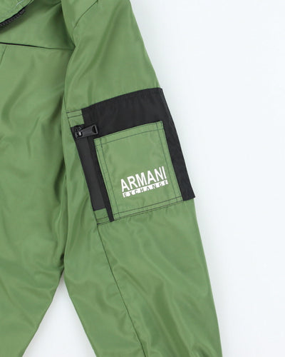 Vintage Y2K Armani Exchange Multi Pocket Zip Up Jacket - L