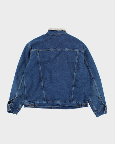 Vintage 90's Wrangler Heavyweight Teddy Lined Denim Jacket - XL