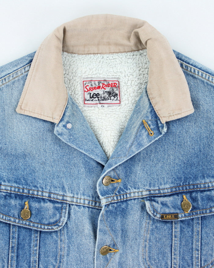 Vintage Men's Lee Storm Rider Denim Jacket - L – Rokit
