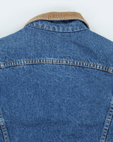 Vintage Lee Storm Riders Medium Wash Denim Lined Jacket - M