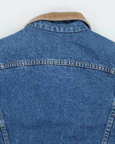 Vintage Lee Storm Riders Medium Wash Denim Lined Jacket - M