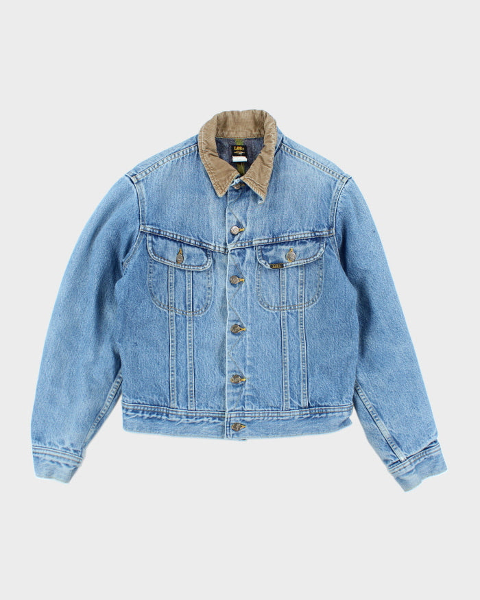 Vintage 80's Lee Lined Heavyweight Denim Jacket - M