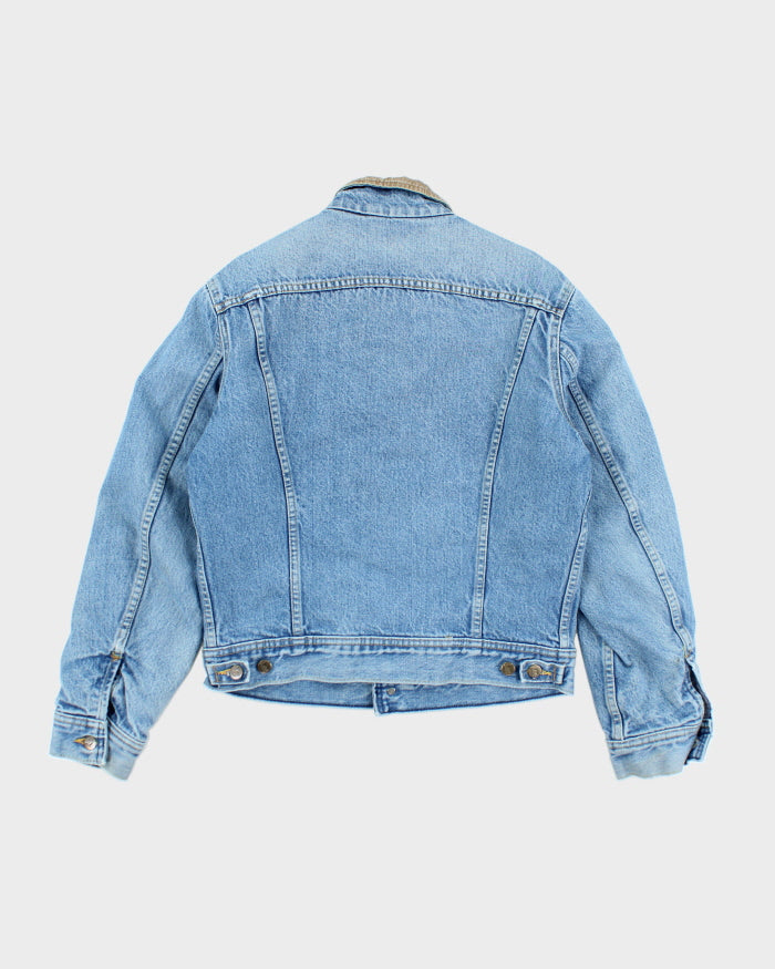 Vintage 80's Lee Lined Heavyweight Denim Jacket - M