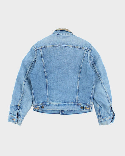 Vintage 80's Lee Lined Heavyweight Denim Jacket - M