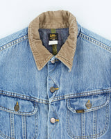 Vintage 80's Lee Lined Heavyweight Denim Jacket - M