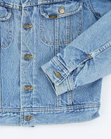 Vintage 80's Lee Lined Heavyweight Denim Jacket - M