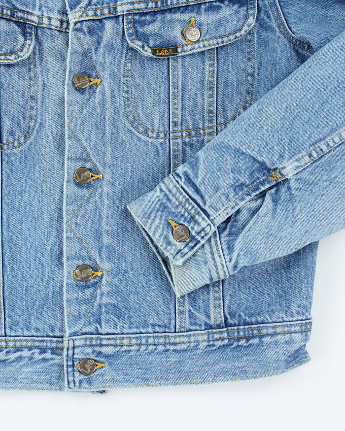 Vintage 80's Lee Lined Heavyweight Denim Jacket - M