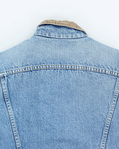 Vintage 80's Lee Lined Heavyweight Denim Jacket - M