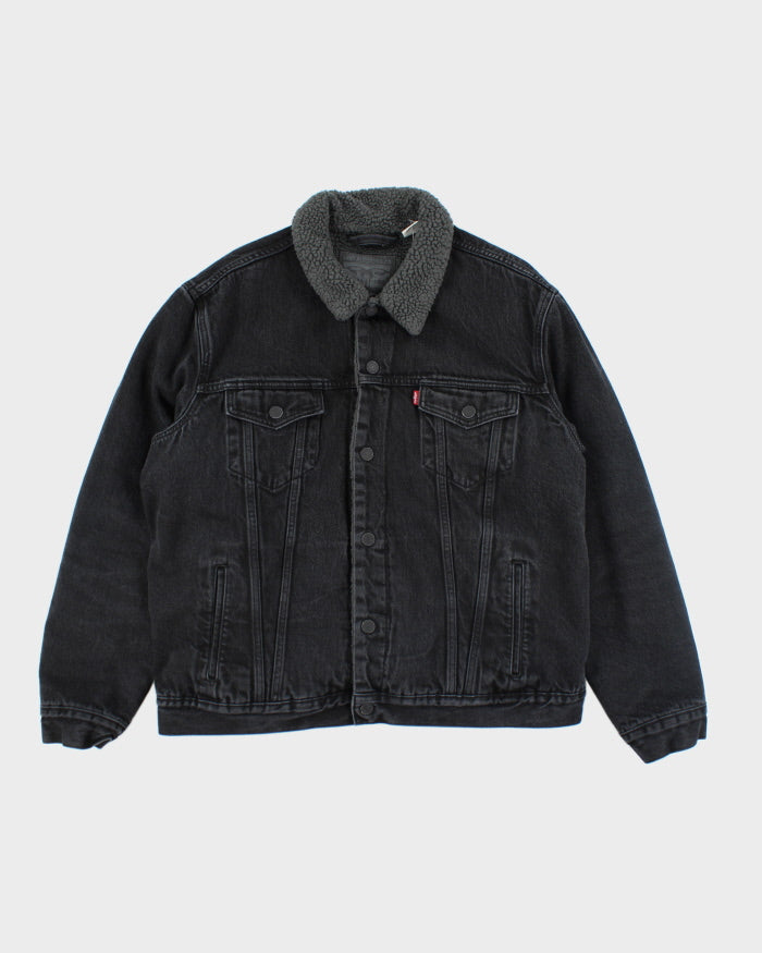 Vintage Levi's Heavyweight Teddy Lined Denim Jacket - L