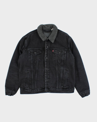 Vintage Levi's Heavyweight Teddy Lined Denim Jacket - L