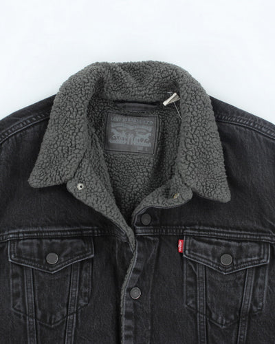 Vintage Levi's Heavyweight Teddy Lined Denim Jacket - L
