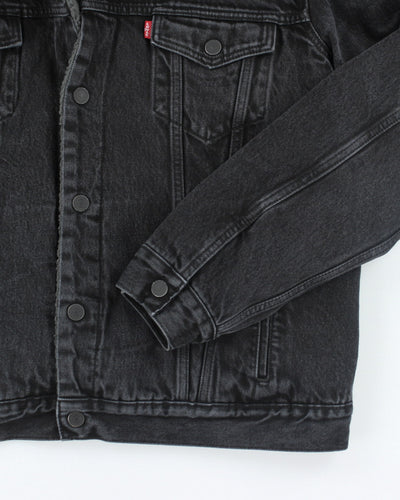 Vintage Levi's Heavyweight Teddy Lined Denim Jacket - L