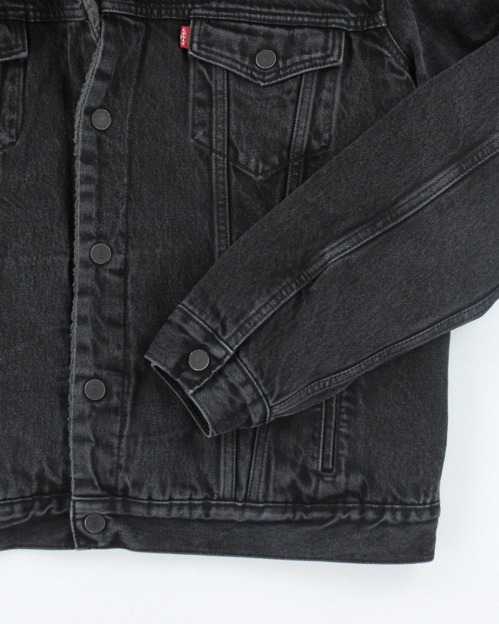 Vintage Levi's Heavyweight Teddy Lined Denim Jacket - L