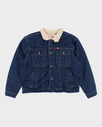 Vintage 90's Wrangler Heavyweight Lined Denim Jacket - XL