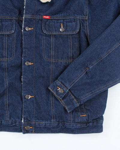 Vintage 90's Wrangler Heavyweight Lined Denim Jacket - XL