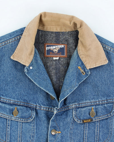 Vintage 90's Storm Riders Mustang Heavyweight Denim Jacket - M