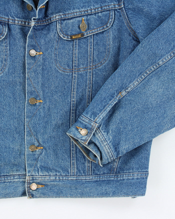 Vintage 90's Storm Riders Mustang Heavyweight Denim Jacket - M