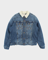 Vintage Wrangler Lined Heavyweight Denim Jacket - L