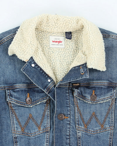 Vintage Wrangler Lined Heavyweight Denim Jacket - L