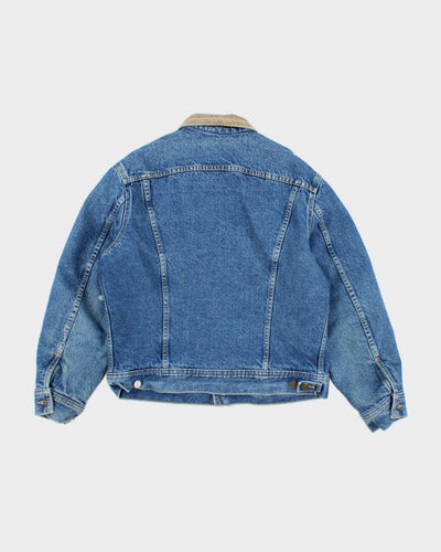 Vintage 80's Lee Storm Rider Lined Heavyweight Denim Jacket - M
