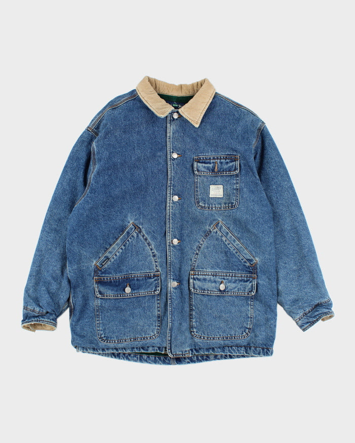 Vintage 90's Bossini Heavyweight Denim Chore Jacket - XL