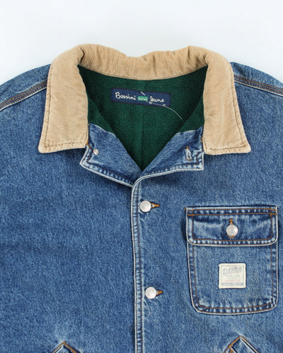 Vintage 90's Bossini Heavyweight Denim Chore Jacket - XL