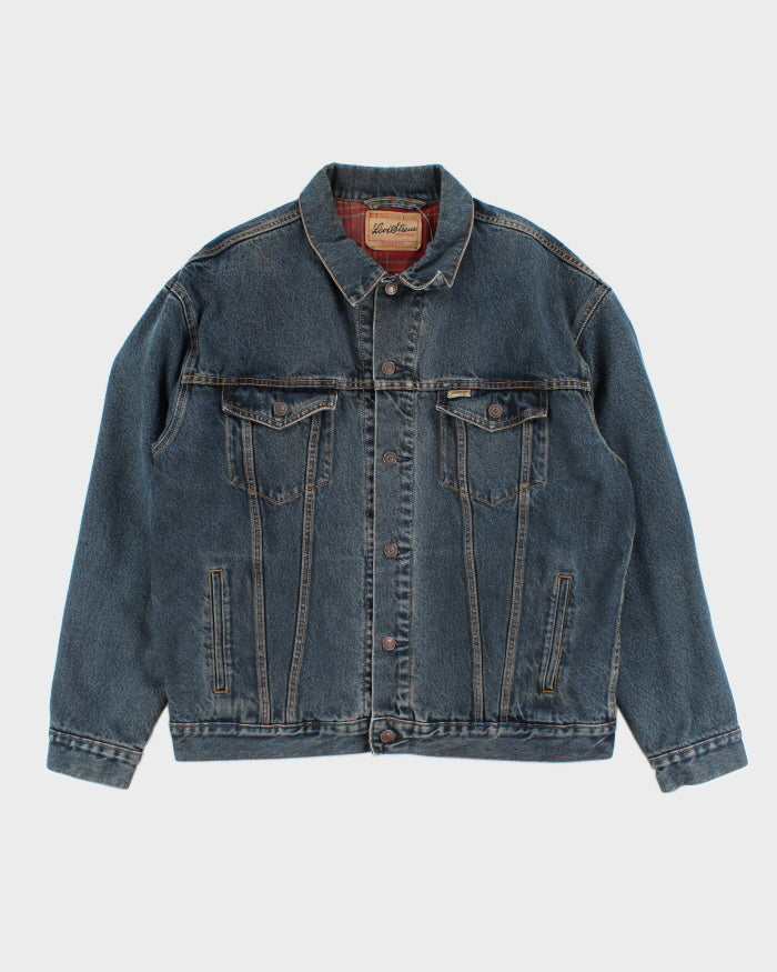 Vintage 90's Levi's Oversized Dark Wash Denim Jacket - L