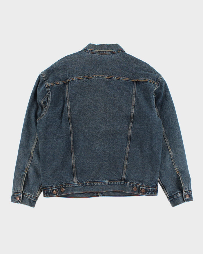 Vintage 90's Levi's Oversized Dark Wash Denim Jacket - L
