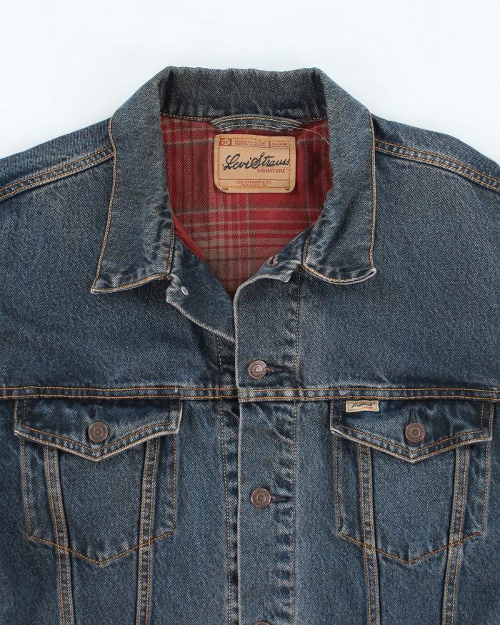 Vintage 90's Levi's Oversized Dark Wash Denim Jacket - L